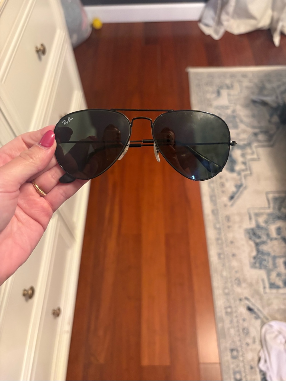 Ray-Ban Black Aviator Sunglasses